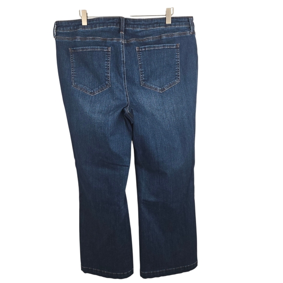 NYDJ Julia Flare Jeans Gold Coast Size 16W - Picture 2 of 8